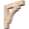 Ekena Millwork Merced Block Smooth Bracket, Douglas Fir, 5 1/2"W x 32"D x 32"H BKT06X32X32MRC05SDF - alternate 1